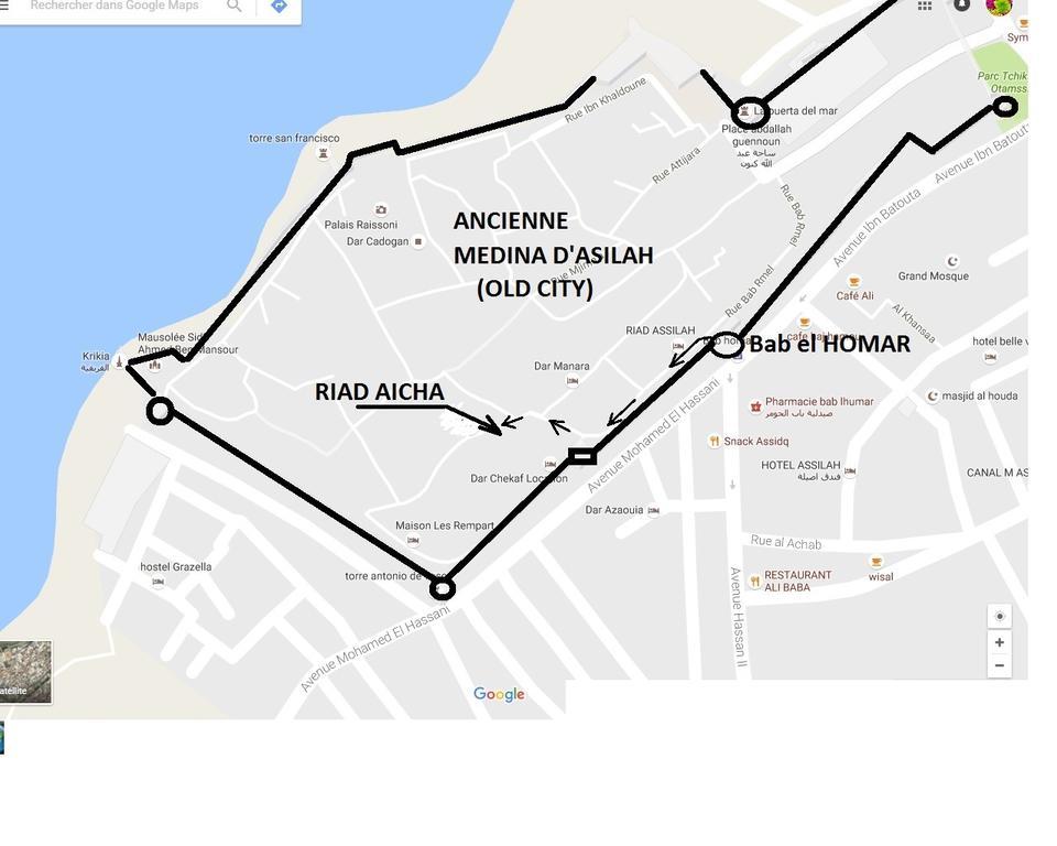Riad Aicha Asilah Luaran gambar